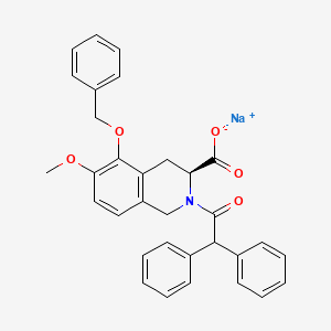 molecular formula C32H28NNaO5 B609735 Olodanrigan sodium CAS No. 1316755-17-5