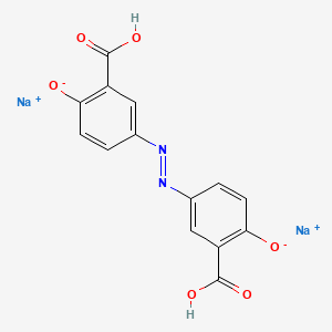 molecular formula C14H8N2Na2O6 B609737 奥沙拉嗪钠 CAS No. 6054-98-4