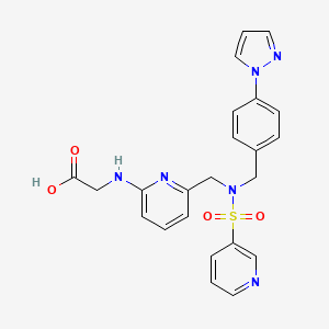 molecular formula C23H22N6O4S B609745 奥美定帕 CAS No. 1187451-41-7