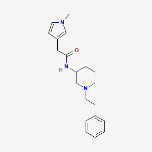 2-(1-methyl-1H-pyrrol-3-yl)-N-[1-(2-phenylethyl)-3-piperidinyl]acetamide