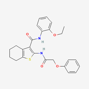 N-(2-ethoxyphenyl)-2-(2-phenoxyacetamido)-4,5,6,7-tetrahydro-1-benzothiophene-3-carboxamide