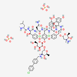 molecular formula C86H103Cl3N10O34P2 B609769 奥利替凡星二磷酸盐 CAS No. 192564-14-0