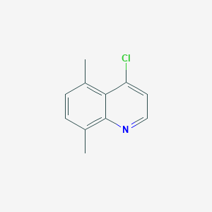 molecular formula C11H10ClN B060977 4-氯-5,8-二甲基喹啉 CAS No. 188759-77-5