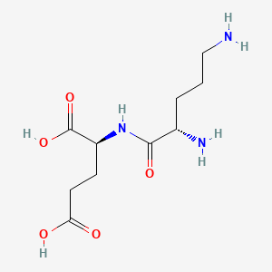 molecular formula C10H19N3O5 B609773 鸟氨酸谷氨酸二肽 CAS No. 91388-18-0