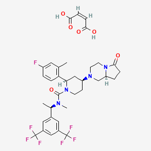 molecular formula C35H39F7N4O6 B609775 奥维匹坦马来酸盐 CAS No. 579475-24-4