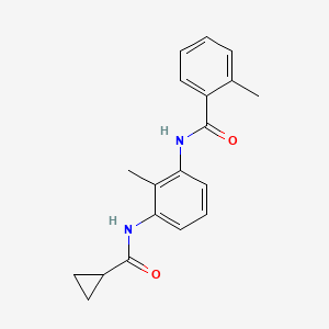 N-{3-[(cyclopropylcarbonyl)amino]-2-methylphenyl}-2-methylbenzamide