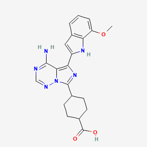 molecular formula C21H22N6O3 B609778 OSI-027 CAS No. 936890-98-1