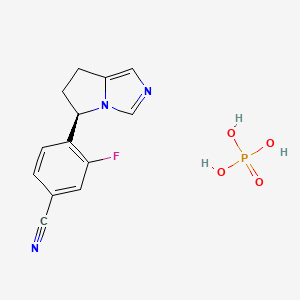 molecular formula C13H13FN3O4P B609780 奥西洛德罗司他磷酸盐 CAS No. 1315449-72-9