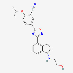 molecular formula C23H24N4O3 B609803 Ozanimod CAS No. 1306760-87-1