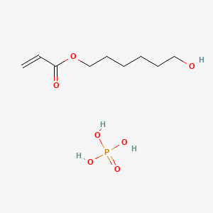 molecular formula C9H15O6P2- B609815 6-Acryloyloxyhexyl phosphate CAS No. 125200-63-7
