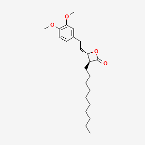 molecular formula C23H36O4 B609830 Palmostatin B CAS No. 1233365-12-2