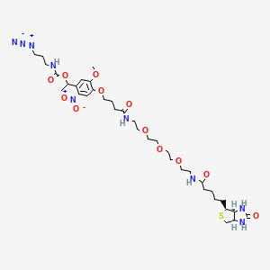 molecular formula C35H55N9O12S B609856 PC 生物素-PEG3-叠氮化物 CAS No. 1937270-46-6
