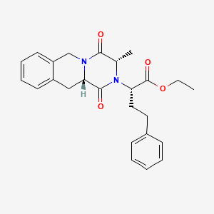 molecular formula C25H28N2O4 B609863 喹那普利二酮哌嗪 CAS No. 103733-49-9