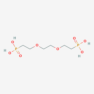 molecular formula C6H16O8P2 B609893 PEG2-双(膦酸) CAS No. 116604-42-3