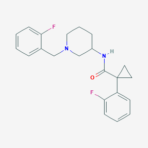 N-[1-(2-fluorobenzyl)-3-piperidinyl]-1-(2-fluorophenyl)cyclopropanecarboxamide