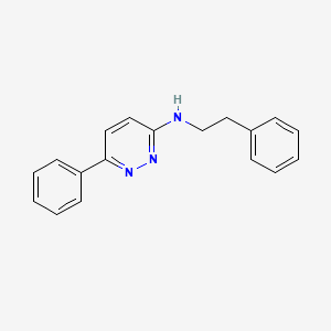 6-phenyl-N-(2-phenylethyl)pyridazin-3-amine