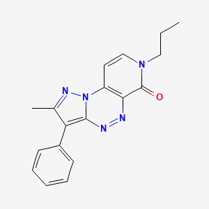 2-methyl-3-phenyl-7-propylpyrazolo[5,1-c]pyrido[4,3-e][1,2,4]triazin-6(7H)-one