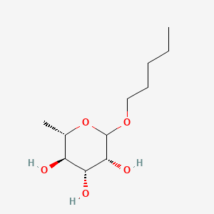 molecular formula C11H22O5 B609910 Pentyl rhamnoside CAS No. 494844-53-0