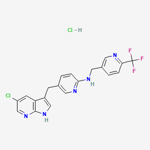 molecular formula C20H16Cl2F3N5 B609919 Pexidartinib hydrochloride CAS No. 2040295-03-0