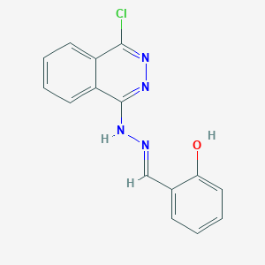 molecular formula C15H11ClN4O B6099253 2-hydroxybenzaldehyde (4-chloro-1-phthalazinyl)hydrazone 