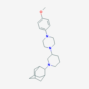 1-[1-(2-adamantyl)-3-piperidinyl]-4-(4-methoxyphenyl)piperazine