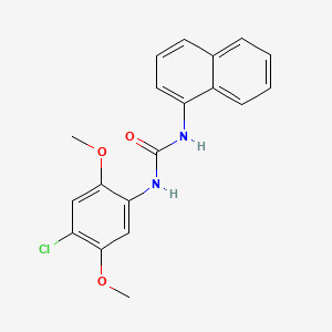 N-(4-chloro-2,5-dimethoxyphenyl)-N'-1-naphthylurea