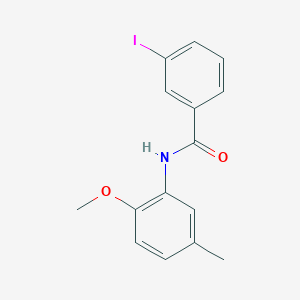 molecular formula C15H14INO2 B6099371 3-iodo-N-(2-methoxy-5-methylphenyl)benzamide 