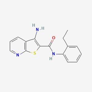 3-amino-N-(2-ethylphenyl)thieno[2,3-b]pyridine-2-carboxamide