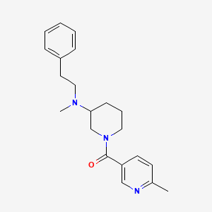 N-methyl-1-[(6-methyl-3-pyridinyl)carbonyl]-N-(2-phenylethyl)-3-piperidinamine