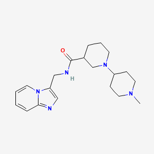 N-(imidazo[1,2-a]pyridin-3-ylmethyl)-1'-methyl-1,4'-bipiperidine-3-carboxamide