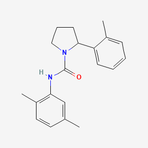 N-(2,5-dimethylphenyl)-2-(2-methylphenyl)-1-pyrrolidinecarboxamide