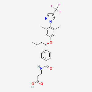 molecular formula C26H28F3N3O4 B609971 胰高血糖素受体拮抗剂-4 CAS No. 1393124-08-7