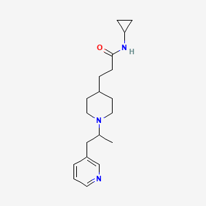 N-cyclopropyl-3-{1-[1-methyl-2-(3-pyridinyl)ethyl]-4-piperidinyl}propanamide