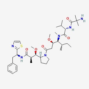 2-Methyl-L-Alanyl-N-[(3r,4s,5s)-3-Methoxy-1-{(2s)-2-[(1r,2r)-1-Methoxy-2-Methyl-3-Oxo-3-{[(1s)-2-Phenyl-1-(1,3-Thiazol-2-Yl)ethyl]amino}propyl]pyrrolidin-1-Yl}-5-Methyl-1-Oxoheptan-4-Yl]-N-Methyl-L-Valinamide