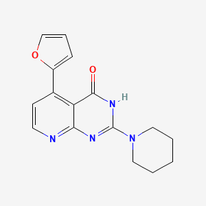 5-(2-furyl)-2-piperidin-1-ylpyrido[2,3-d]pyrimidin-4(3H)-one