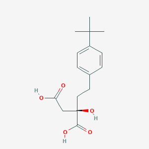 molecular formula C13H17NO6 B610009 (2R)-2-[2-(4-叔丁基苯基)乙基]-2-羟基丁二酸 CAS No. 1854061-19-0