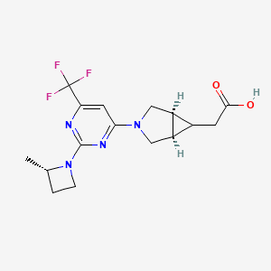 molecular formula C16H19F3N4O2 B610014 酮己糖激酶抑制剂 1 CAS No. 2102501-84-6
