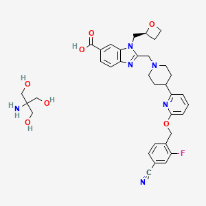molecular formula C35H41FN6O7 B610019 Unii-2hjv78O0SS CAS No. 2230198-03-3