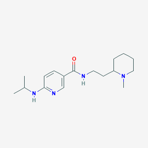 6-(isopropylamino)-N-[2-(1-methyl-2-piperidinyl)ethyl]nicotinamide