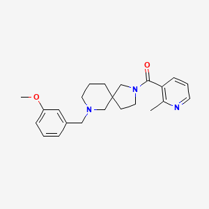 [9-[(3-Methoxyphenyl)methyl]-2,9-diazaspiro[4.5]decan-2-yl]-(2-methylpyridin-3-yl)methanone