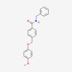 N-benzyl-4-[(4-methoxyphenoxy)methyl]benzamide