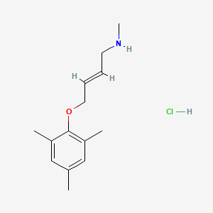 (E)-N-methyl-4-(2,4,6-trimethylphenoxy)but-2-en-1-amine;hydrochloride