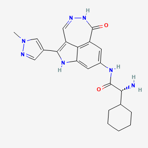 molecular formula C22H25N7O2 B610040 PF-477736 CAS No. 952021-60-2