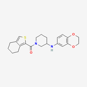 N-(2,3-dihydro-1,4-benzodioxin-6-yl)-1-(4,5,6,7-tetrahydro-2-benzothien-1-ylcarbonyl)-3-piperidinamine