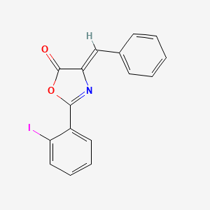 (4Z)-4-benzylidene-2-(2-iodophenyl)-1,3-oxazol-5-one