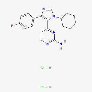molecular formula C19H22Cl2FN5 B610055 PF-670462 CAS No. 950912-80-8