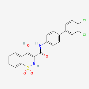 N-(3',4'-Dichloro[1,1'-biphenyl]-4-yl)-4-hydroxy-2H-1,2-benzothiazine-3-carboxamide 1,1-dioxide