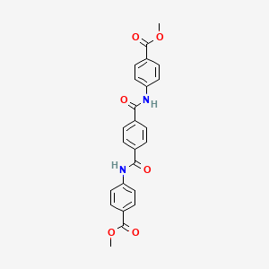 Benzoic acid, 4,4'-[1,4-phenylenebis(carbonylimino)]bis-, dimethyl ester