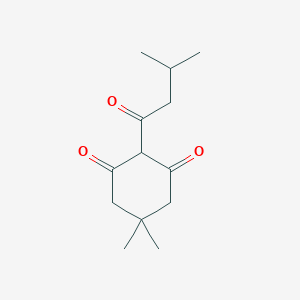 molecular formula C13H20O3 B061010 5,5-二甲基-2-(3-甲基丁酰基)环己烷-1,3-二酮 CAS No. 172611-72-2