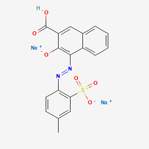 molecular formula C18H12N2Na2O6S B610103 Pigment red 57 CAS No. 5858-81-1